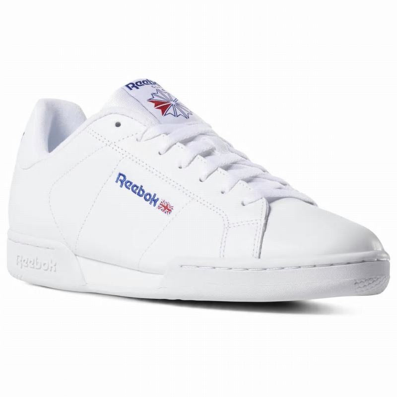Tenisi Reebok Npc II Barbati Albi Romania UY5668XW
